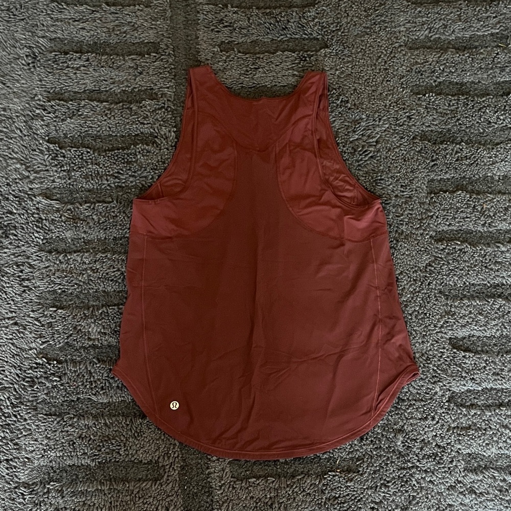 Lululemon Athletica Burgundy Tank Top